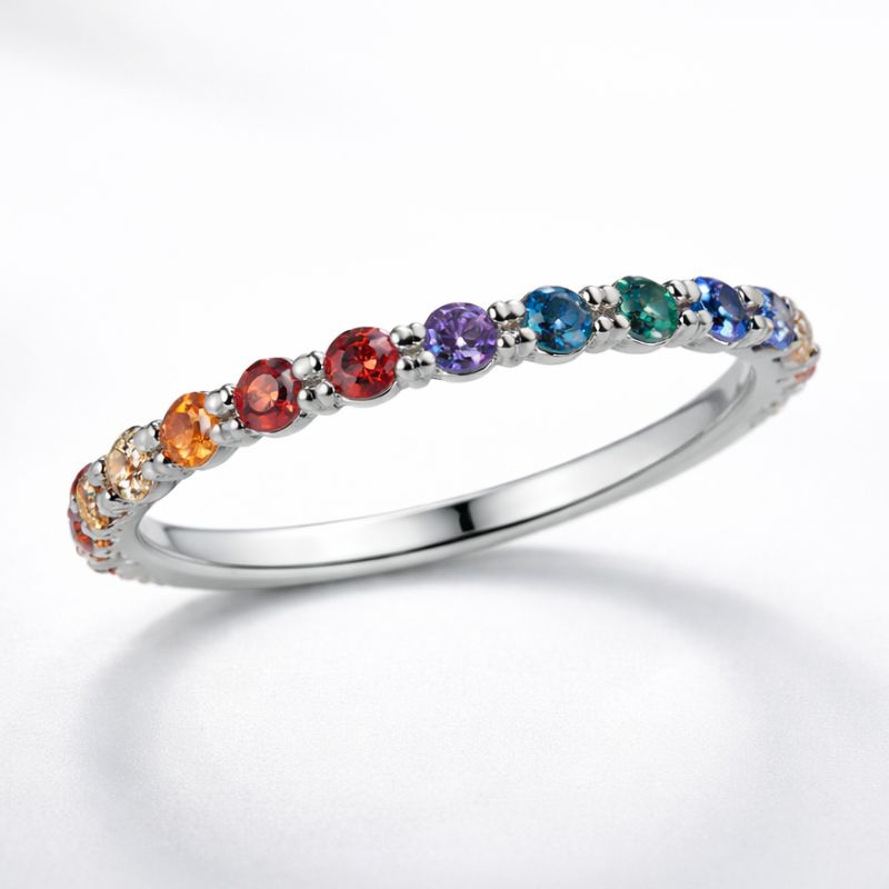 Multi Color Fashion Ring